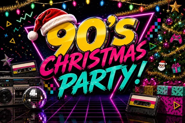 90’s Christmas Party Night event artwork