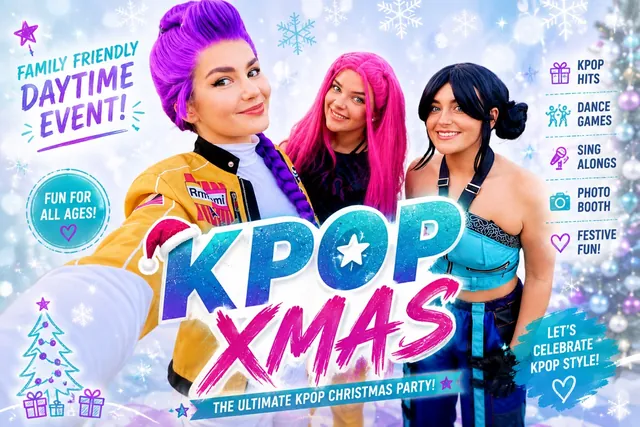 KPOP Christmas Family Party event artwork