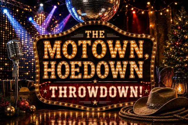 Motown Hoedown Throwdown Christmas Party event artwork